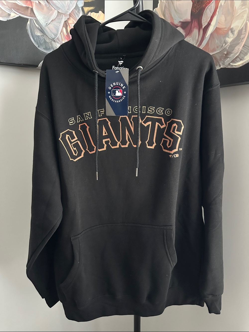 San Francisco Giants Giants Alternate Club Lettering Pullover Hoodie - Black